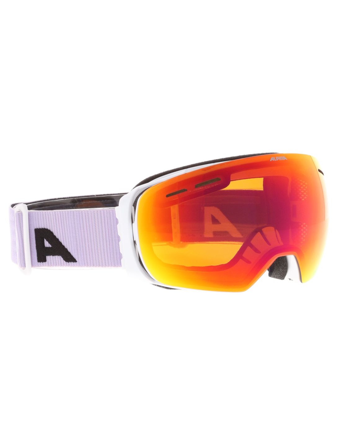 Alpina, Granby Q-lite lunettes de ski unisexe White Lilac Matt blanc 