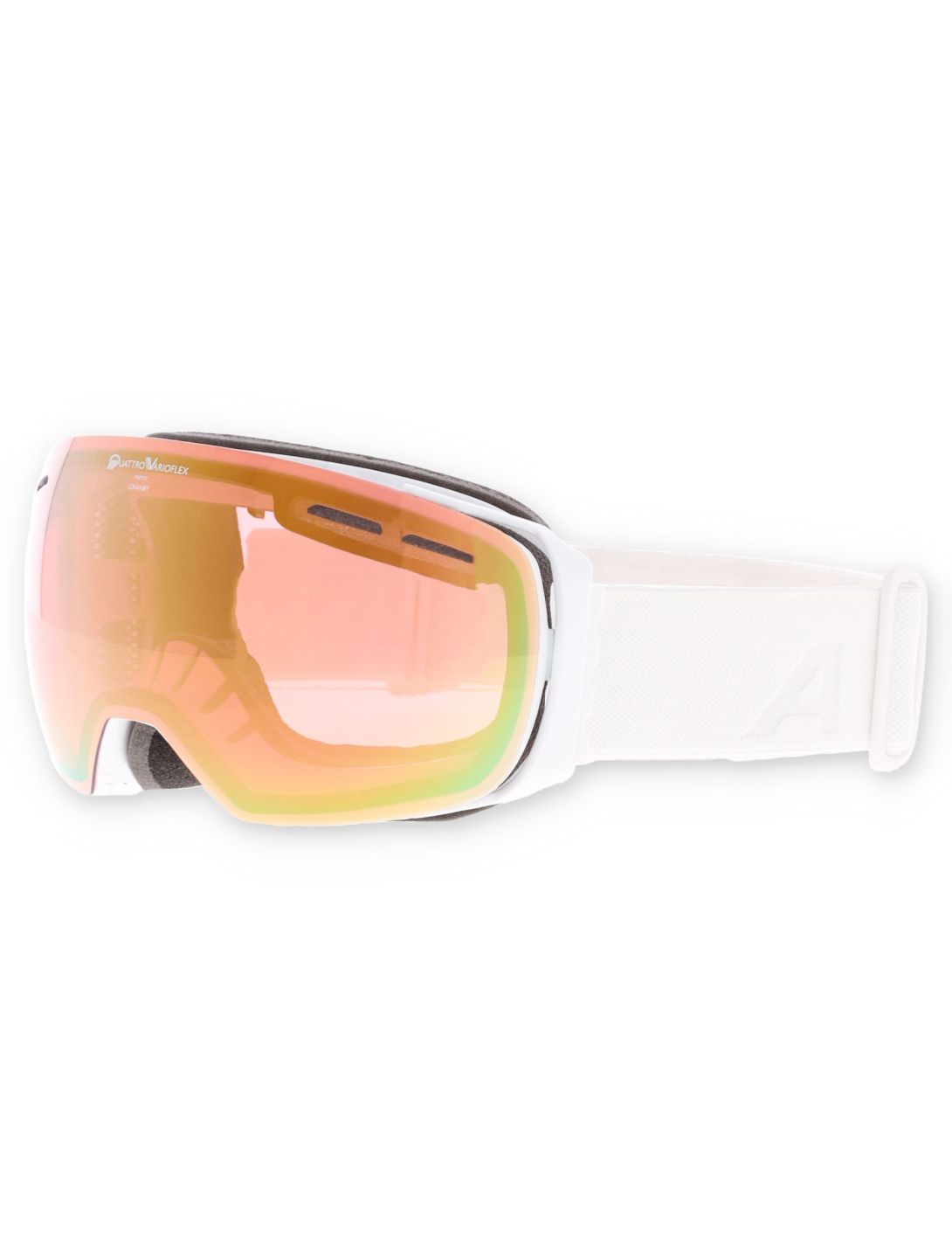 Alpina, Granby Qv lunettes de ski objectif supplémentaire unisexe White Gloss blanc 