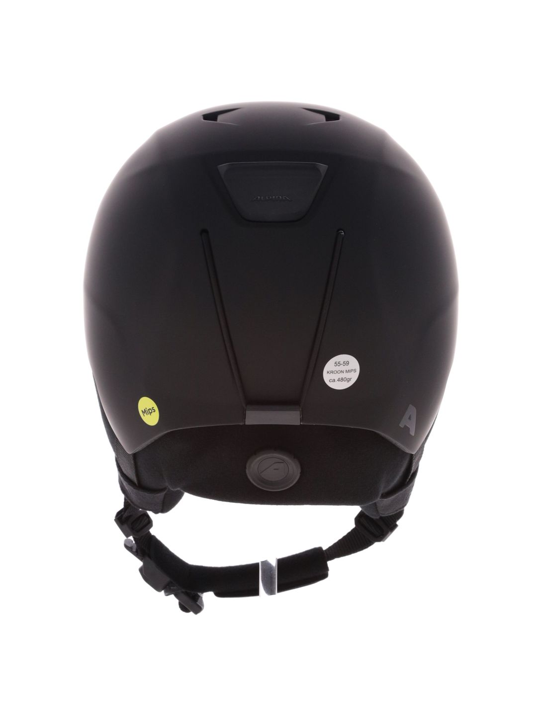 Alpina, Kroon Mips casque de ski unisexe Black Matt noir 