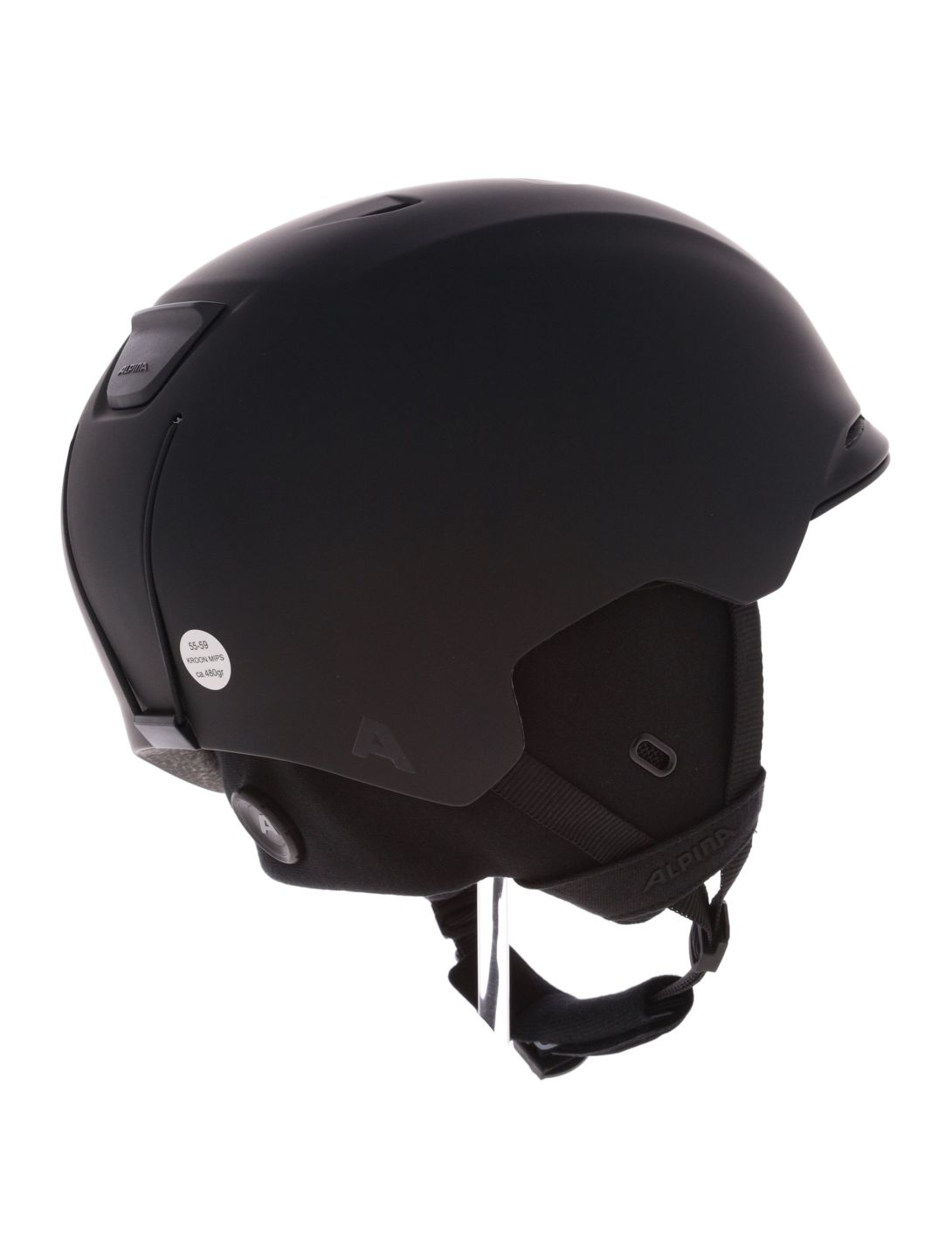 Alpina, Kroon Mips casque de ski unisexe Black Matt noir 