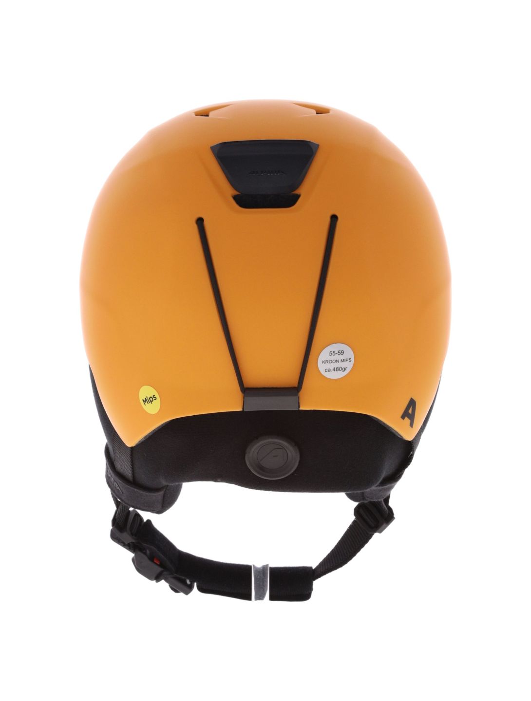 Alpina, Kroon Mips casque de ski unisexe Burned Yellow Matt jaune 