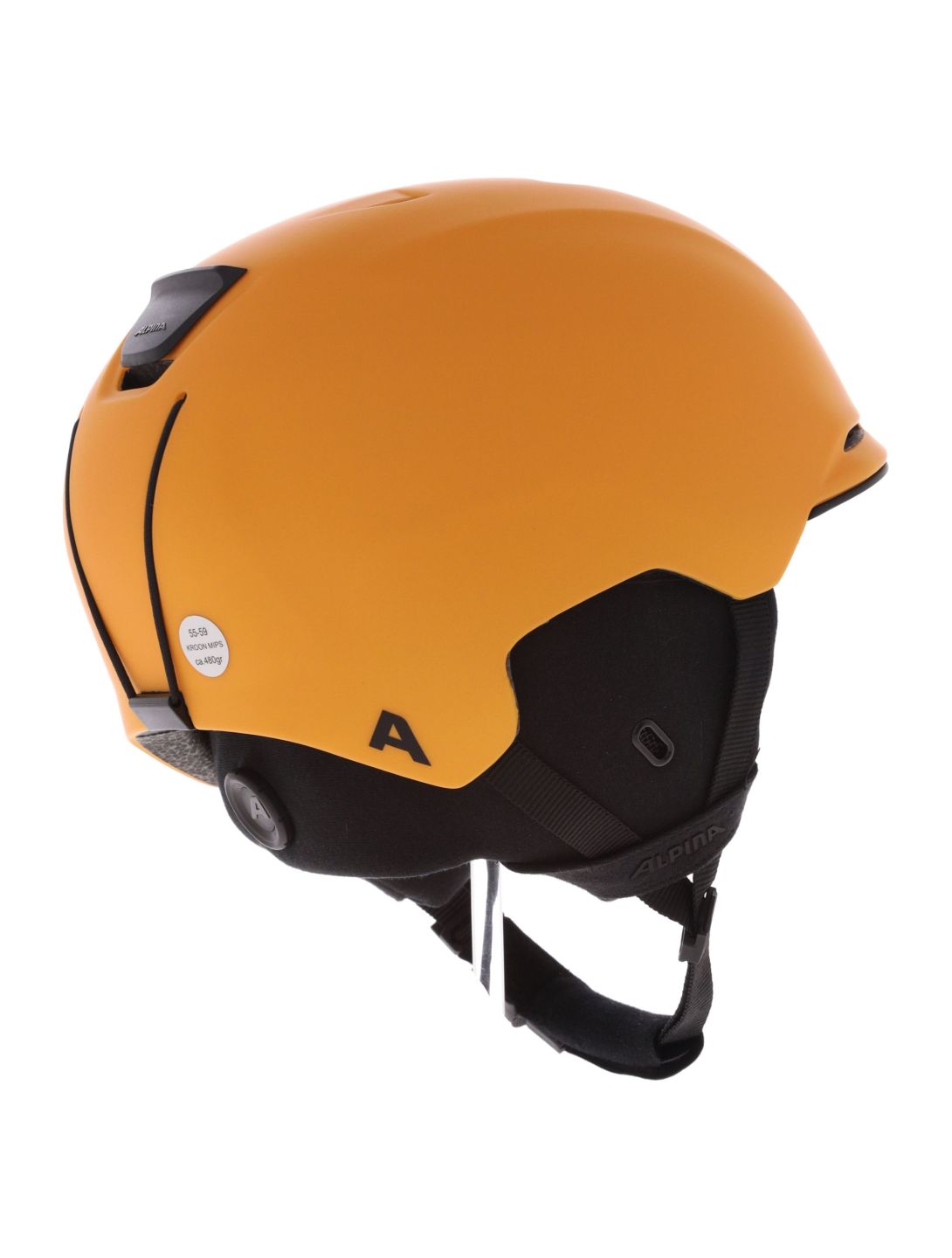 Alpina, Kroon Mips casque de ski unisexe Burned Yellow Matt jaune 