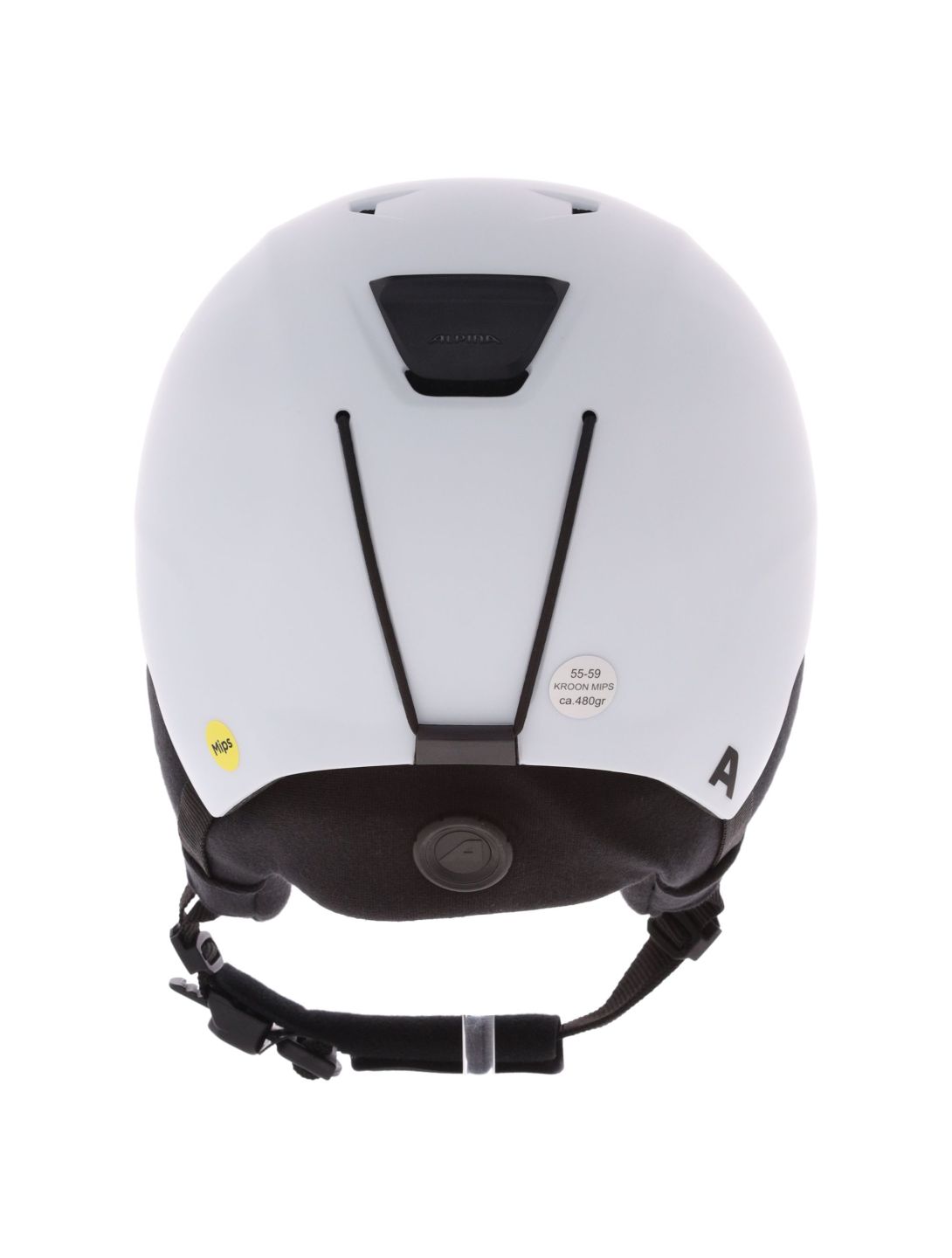 Alpina, Kroon Mips casque de ski unisexe White Matt blanc 