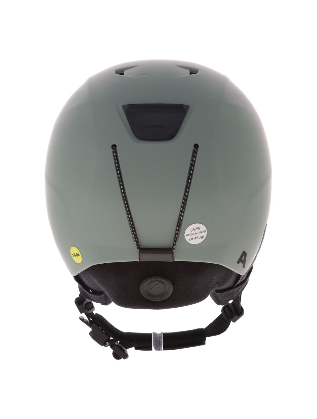 Alpina, Kroon Mips casque de ski unisexe Willow Green Matt vert 