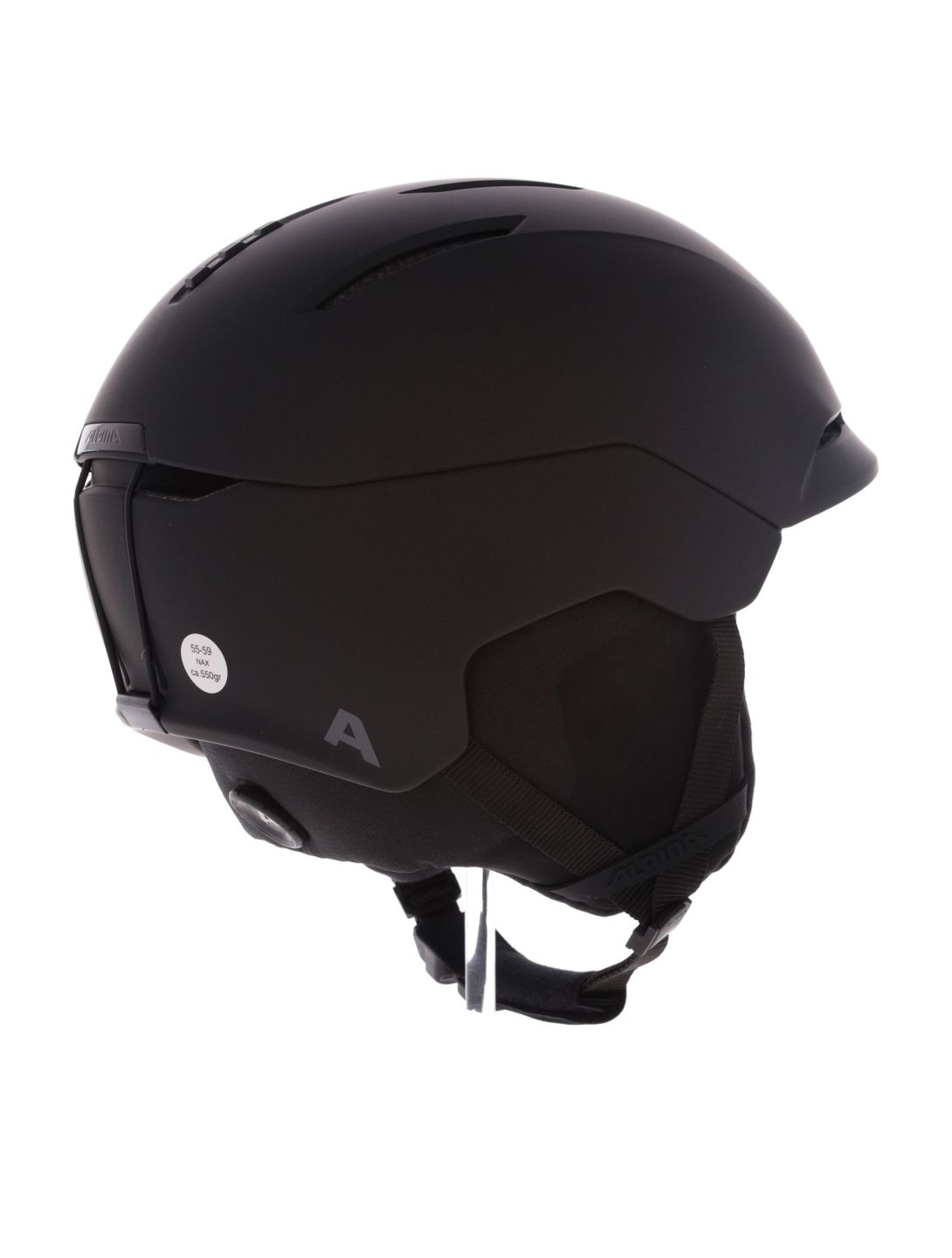 Alpina, Nax casque de ski unisexe Black Matt noir 