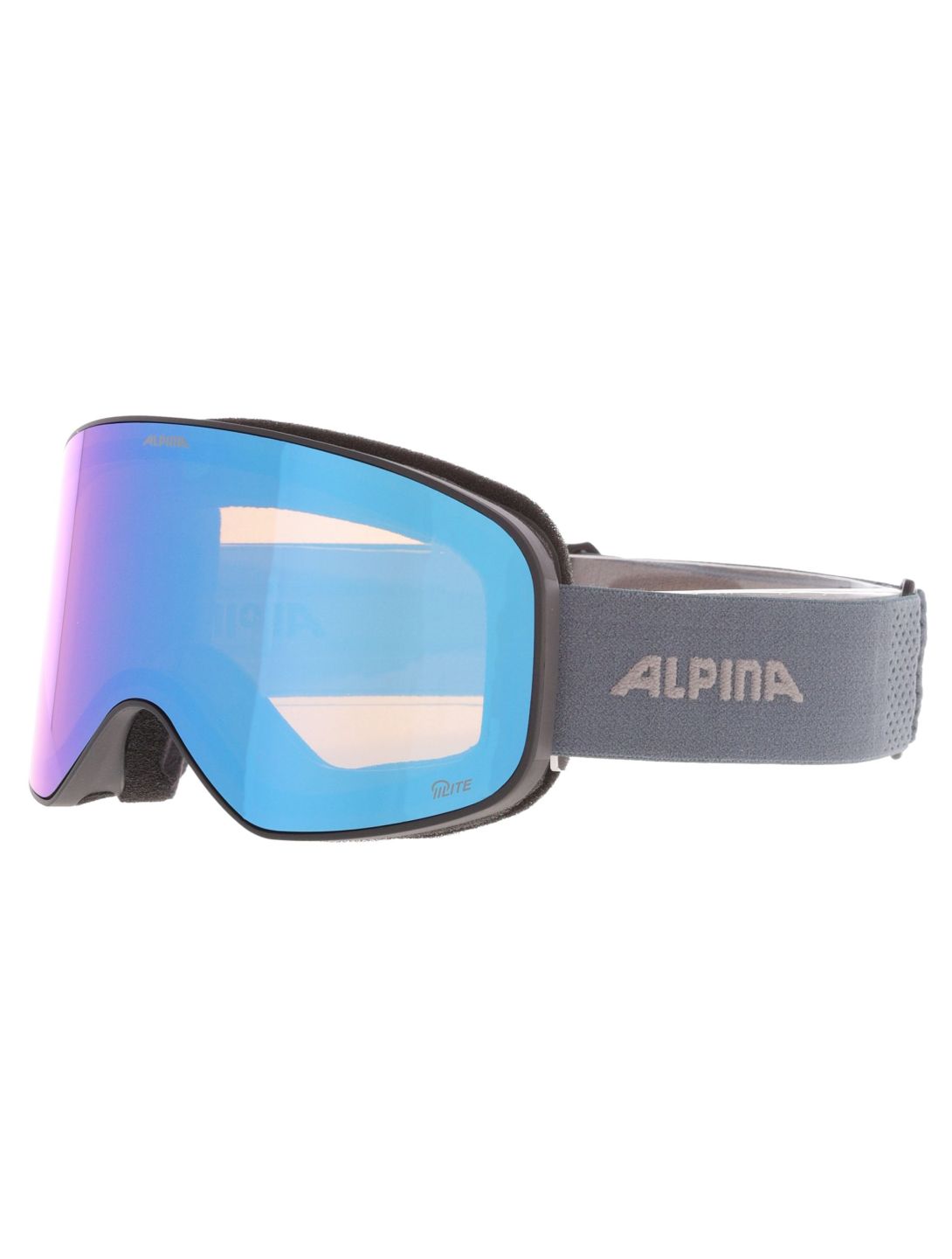 Alpina, Slope Q-Lite lunettes de ski unisexe Black Dirtblue Matt bleu 