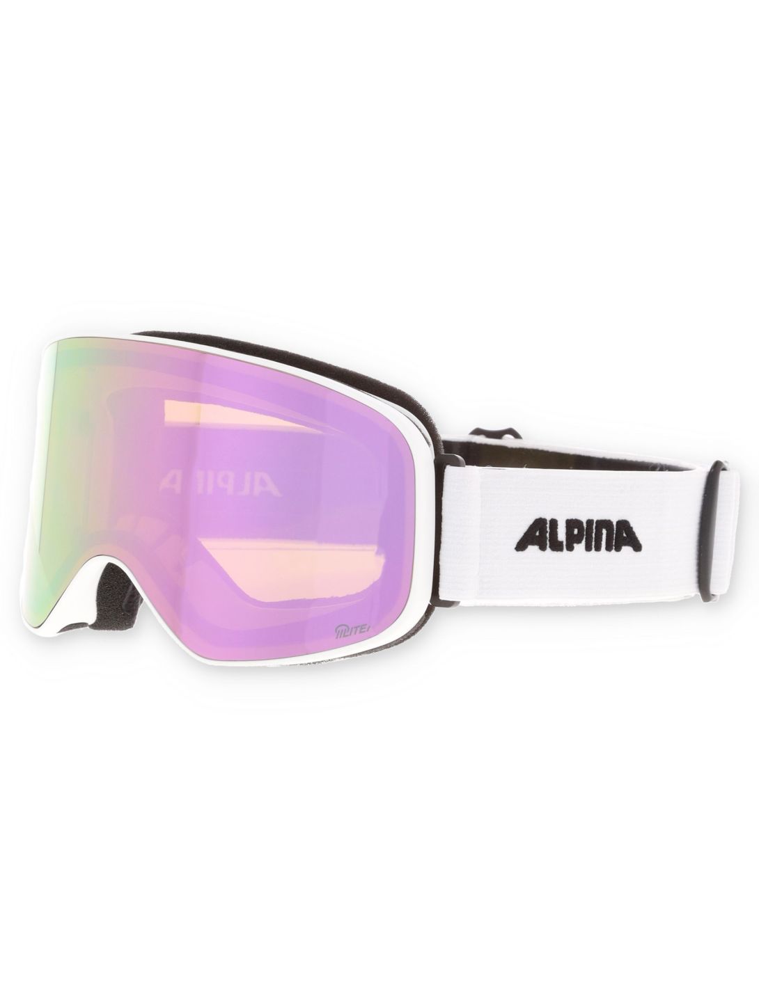 Alpina, Slope Q-Lite lunettes de ski unisexe White Matt blanc 