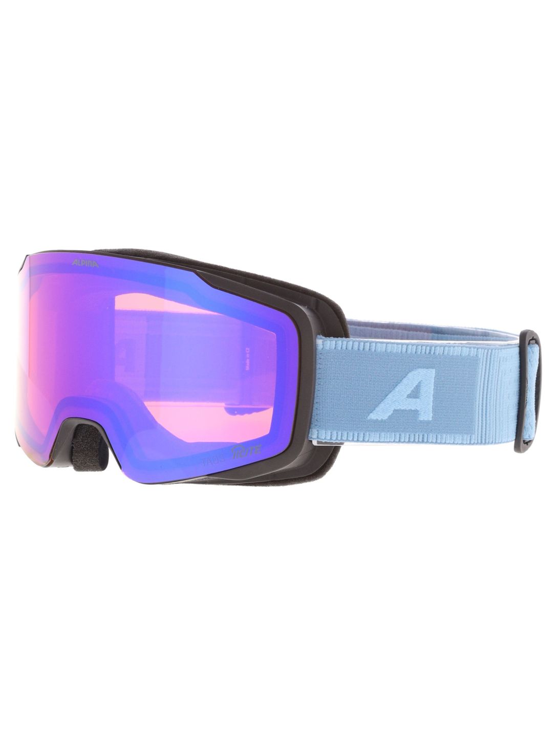 Alpina, Taos Q-Lite lunettes de ski unisexe Black Smoke Blue Matt bleu 