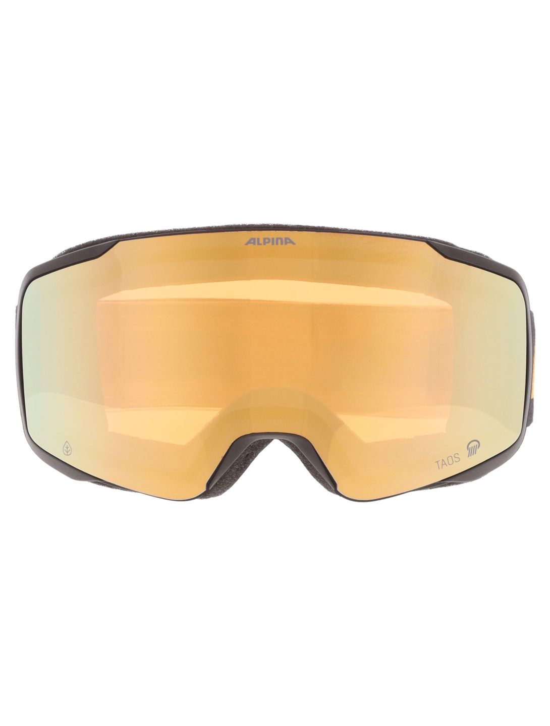 Alpina, Taos Q lunettes de ski unisexe Black Gold Matt noir, Or 