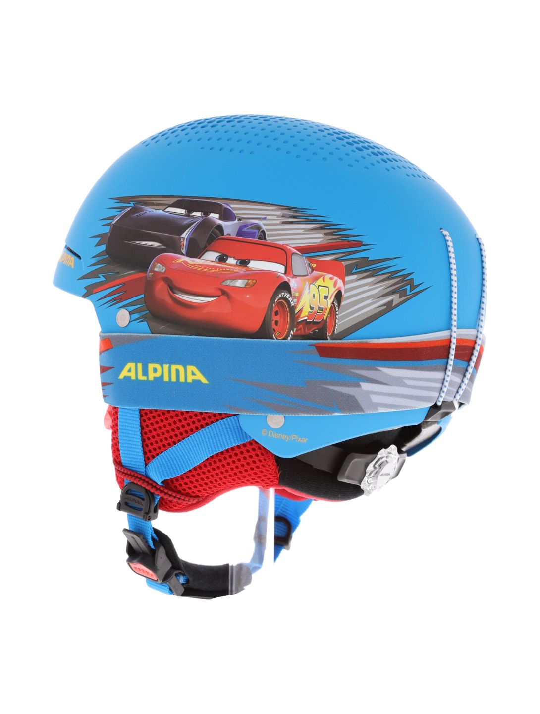 Alpina, Zupo Disney Set casque de ski enfants Cars Matt bleu 