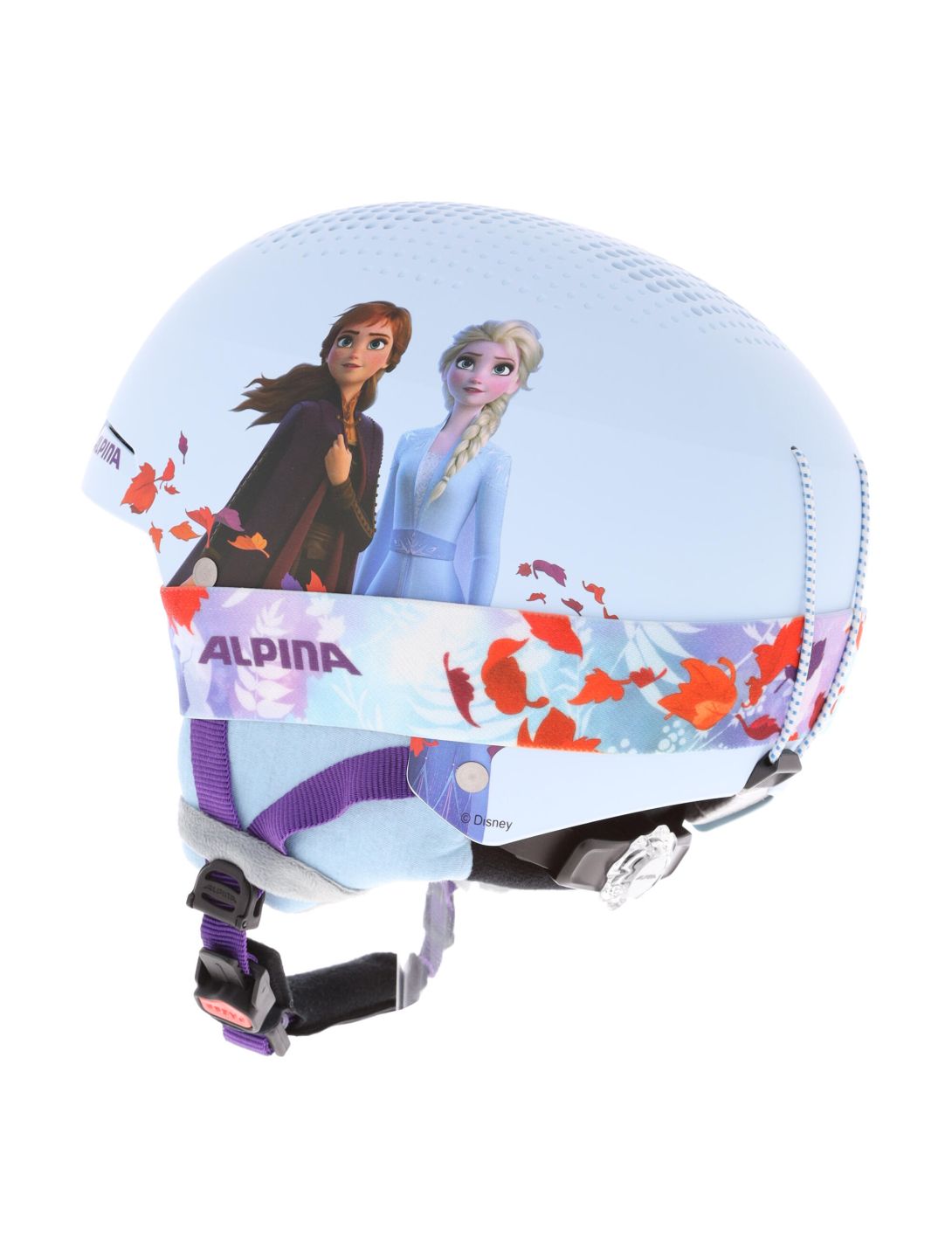 Alpina, Zupo Disney Set casque de ski enfants Frozen II Matt blanc, multicolore 