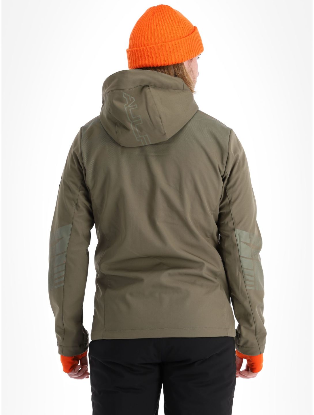 Aulp, Nevim veste de ski softshell hommes Kaki vert 