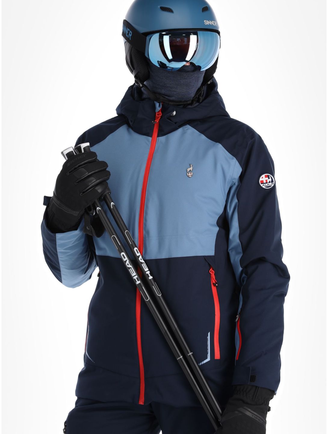 Aulp, Sando veste de ski hommes Storm Blue bleu 