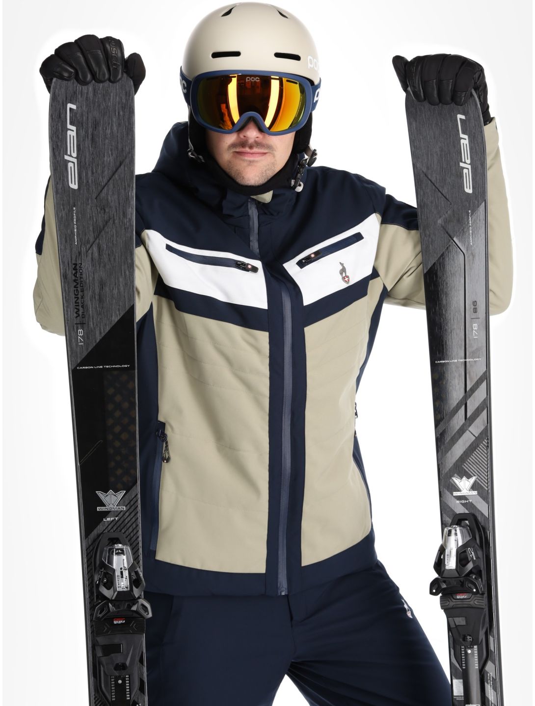 Aulp, Shane veste de ski hommes Light Kaki vert 