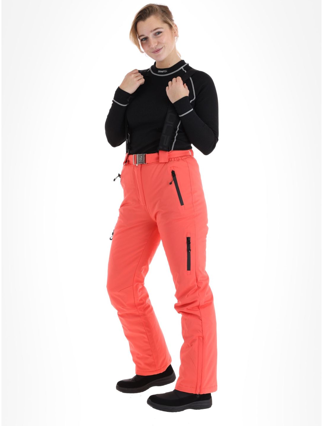 Aulp, Siera pantalon de ski femmes Grenadine rouge 