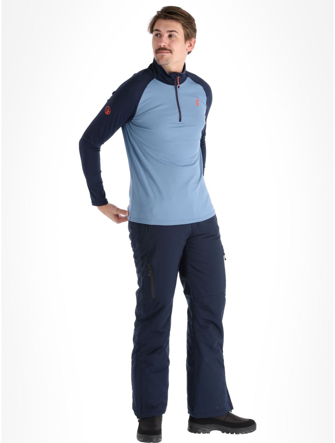 Aulp, Sloan pull de ski hommes Storm Blue bleu 