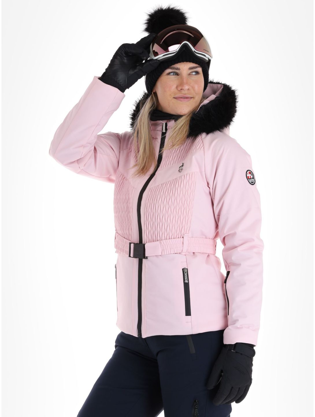 Aulp, Soena veste de ski femmes Powder Pink rose 