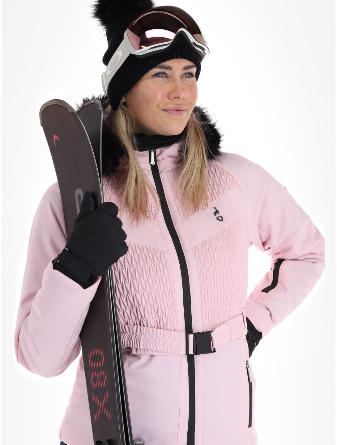 Aulp, Soena veste de ski femmes Powder Pink rose 