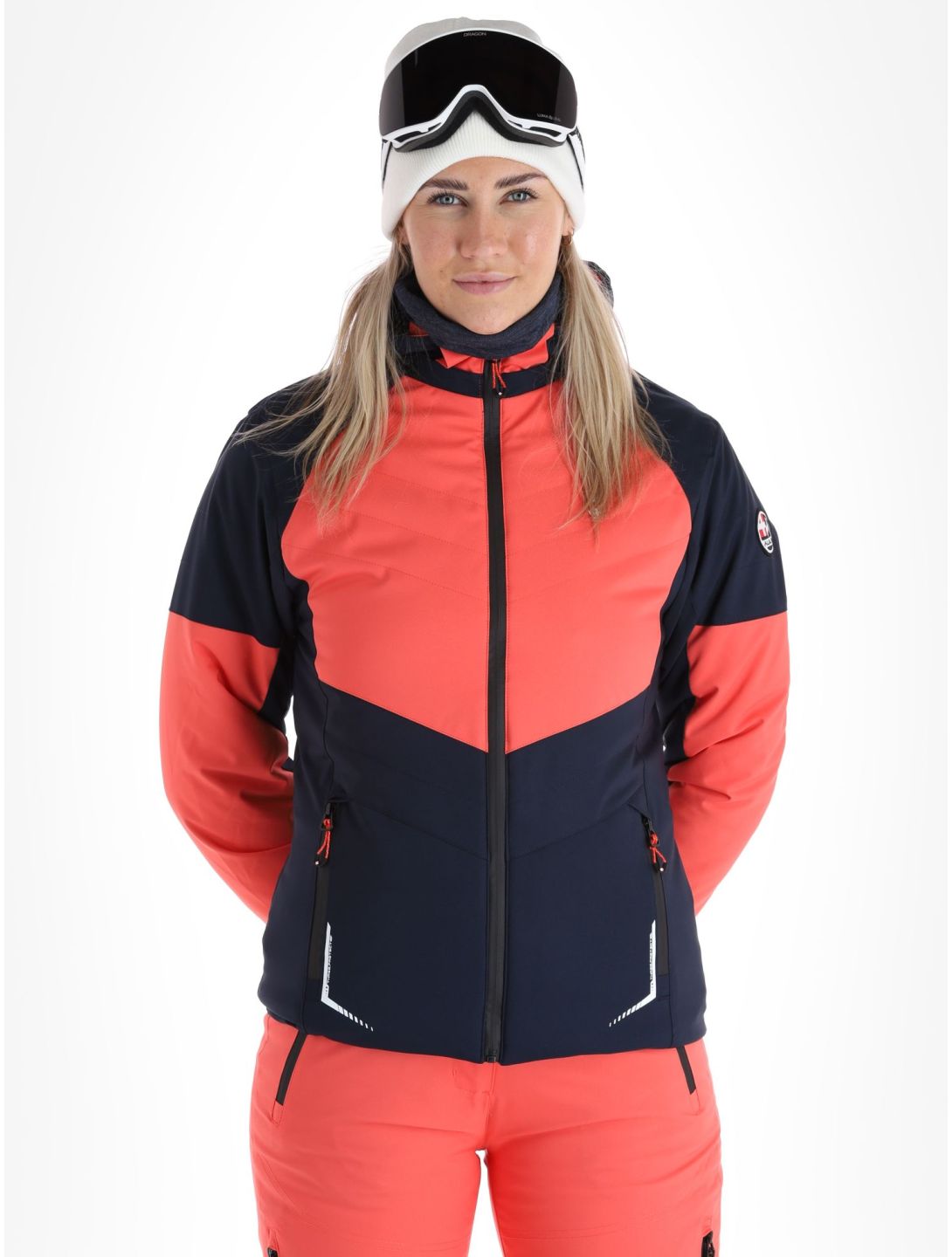 Aulp, Sofia veste de ski femmes Grenadine bleu, rouge 