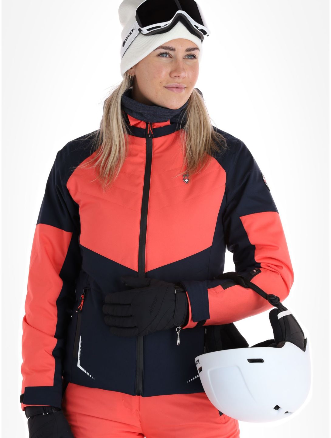 Aulp, Sofia veste de ski femmes Grenadine bleu, rouge 