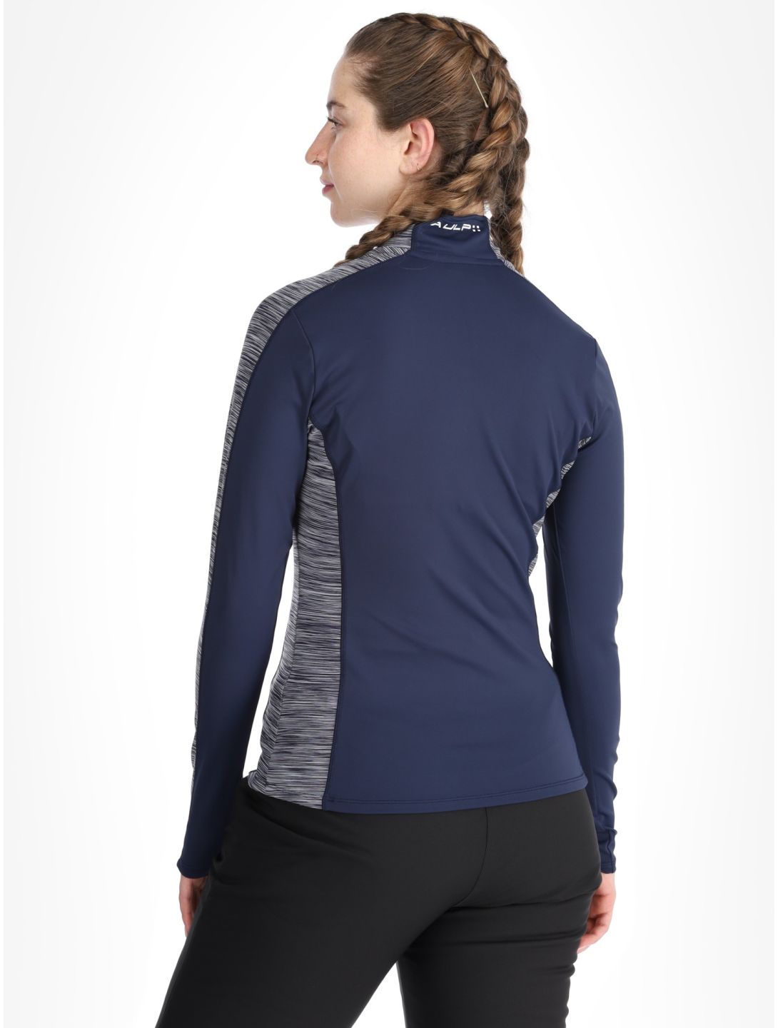 Aulp, Sosso pull de ski femmes Navy bleu 