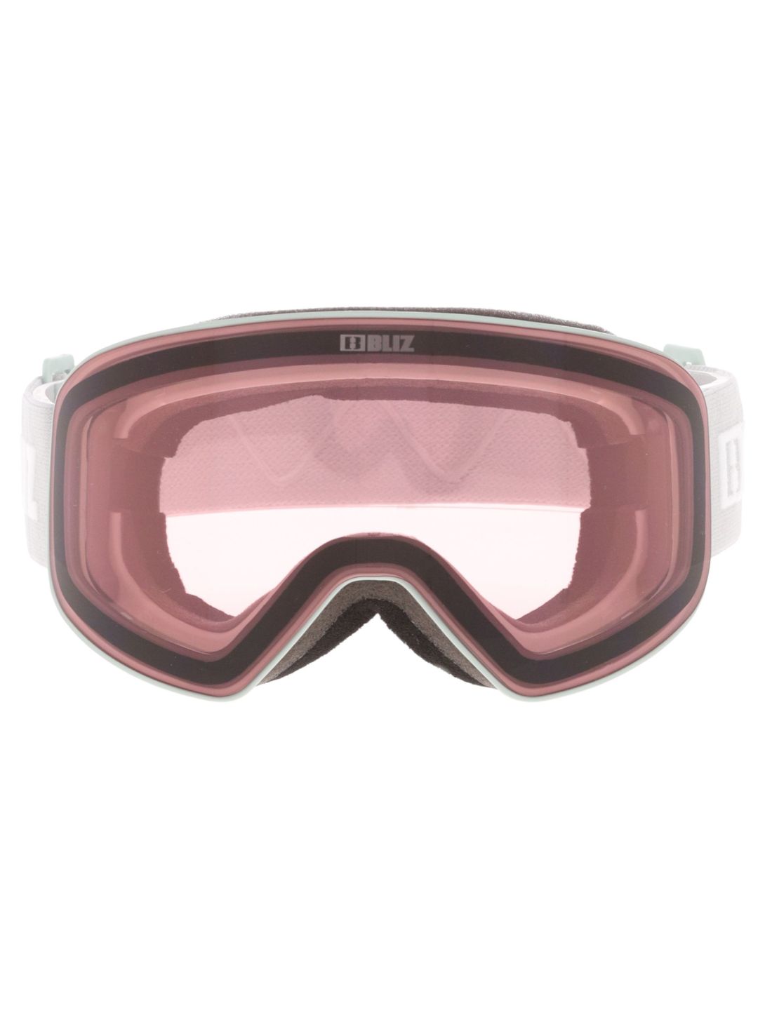 Bliz, Flow lunettes de ski unisexe Matte Light Grey - Brown w Red Multi gris 