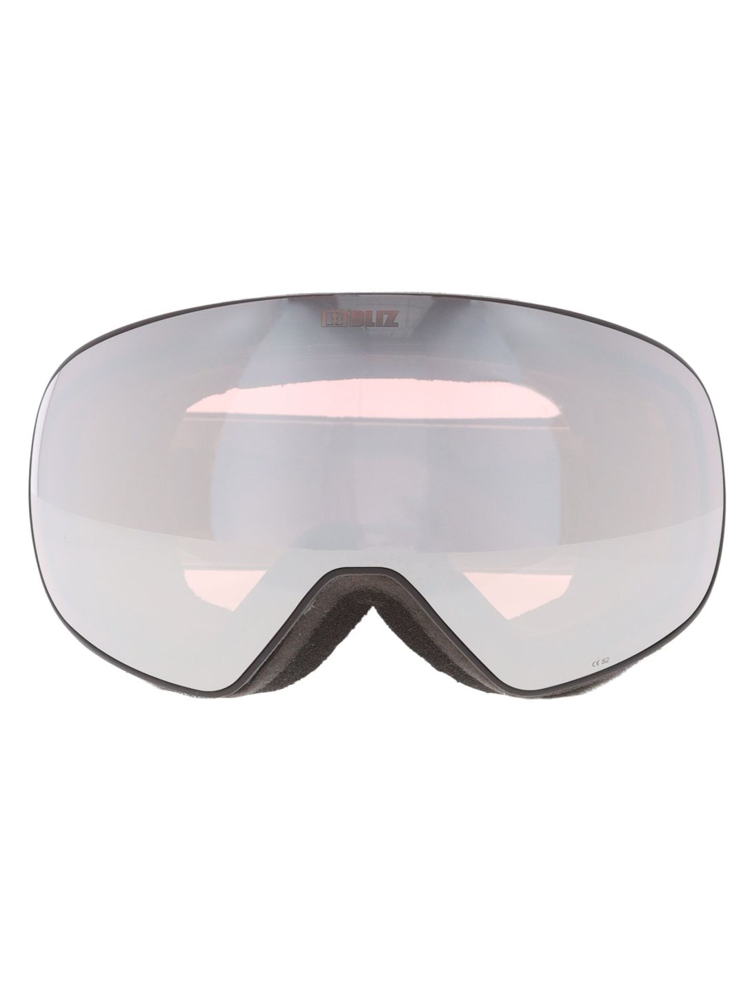 Bliz, Floz lunettes de ski unisexe Matte Black - Pink w Silver Mirror noir 