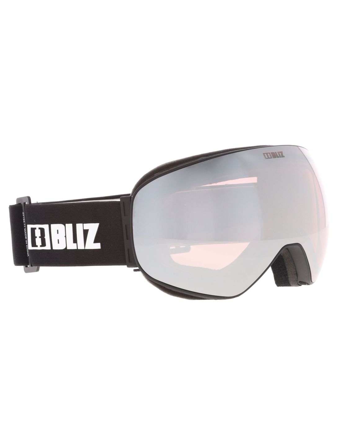 Bliz, Floz lunettes de ski unisexe Matte Black - Pink w Silver Mirror noir 