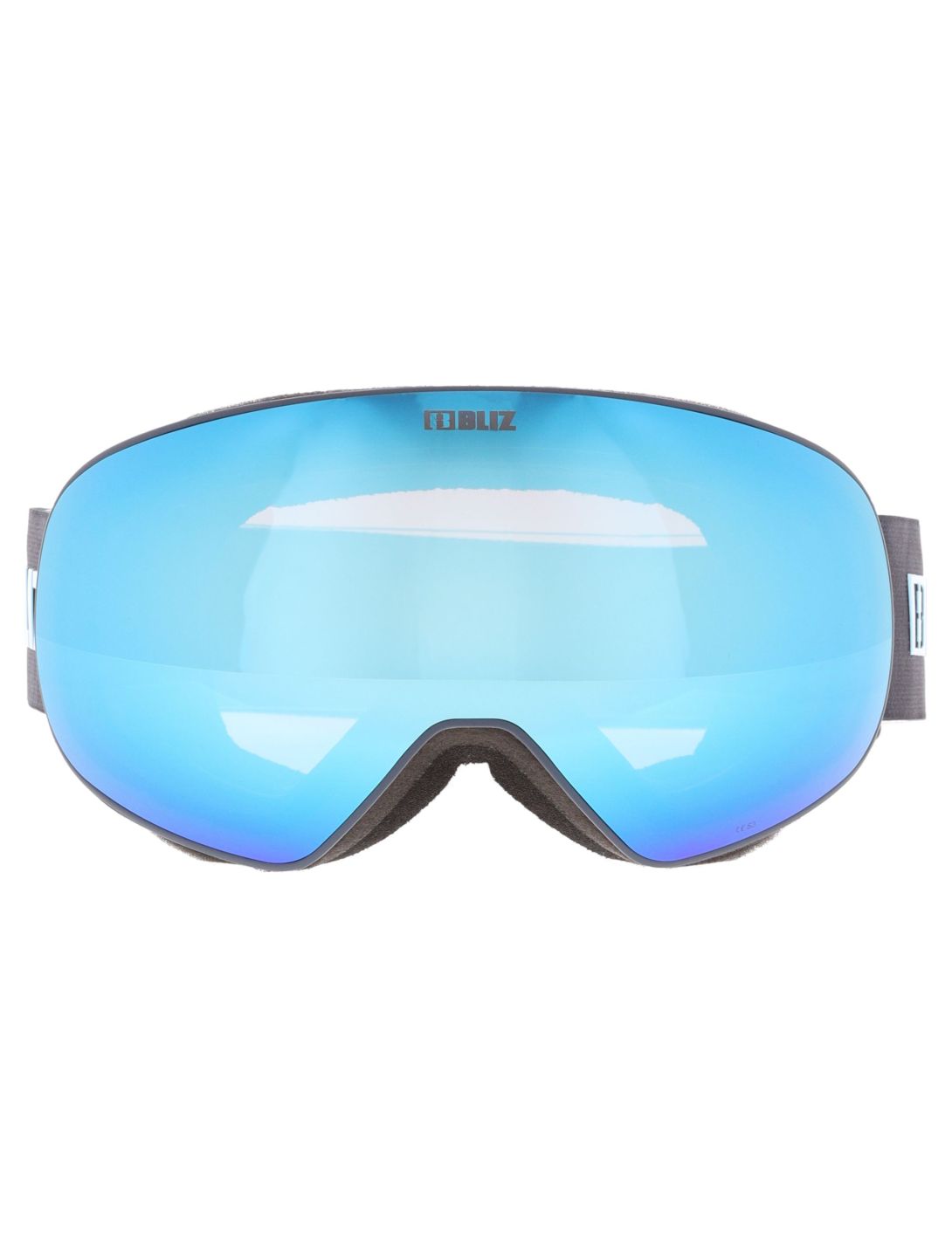 Bliz, Floz lunettes de ski unisexe Matte Grey - Smoke with Ice Blue Multi gris 