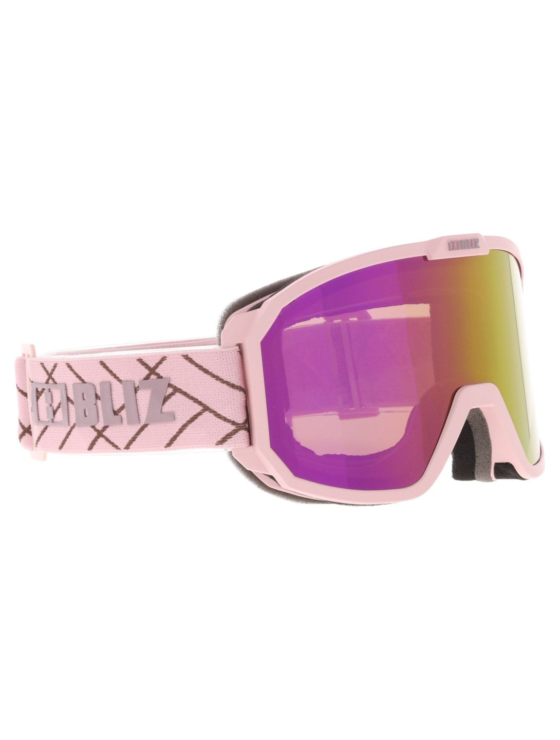 Bliz, Rave lunettes de ski unisexe Matte Pink - Brown with Pink Multi rose 