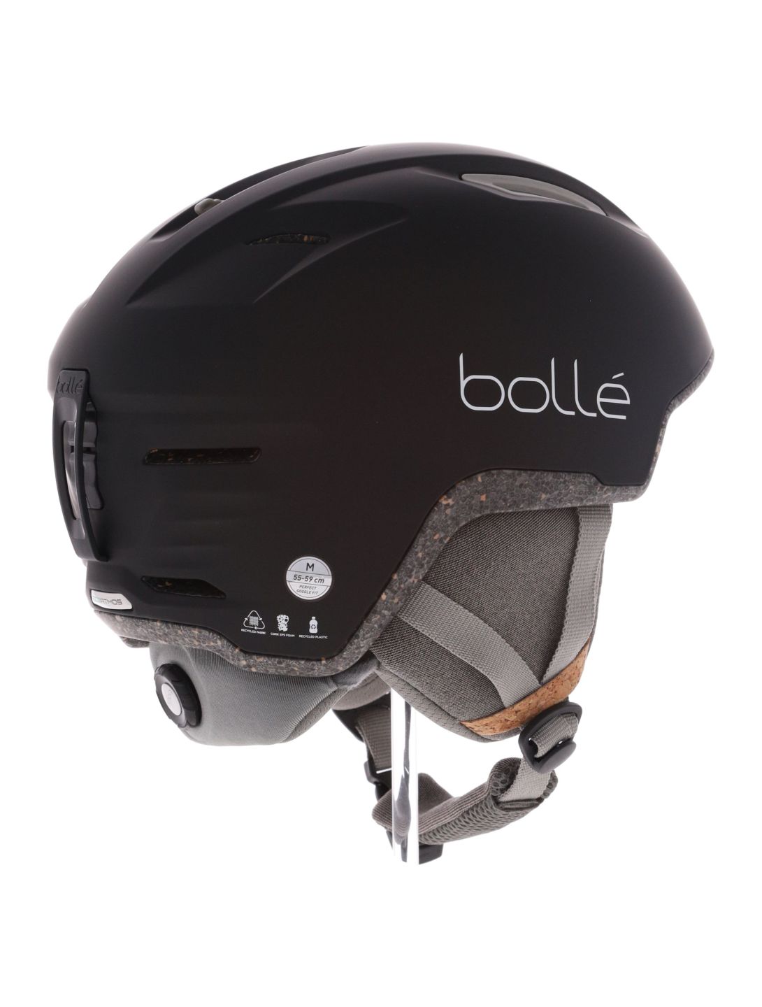 Bollé, Eco Atmos casque de ski unisexe Black Matte noir 