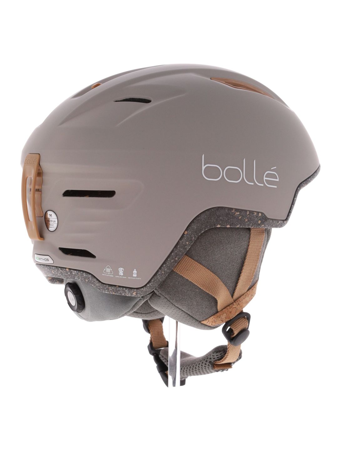 Bollé, Eco Atmos casque de ski unisexe Oatmeal Matte beige 