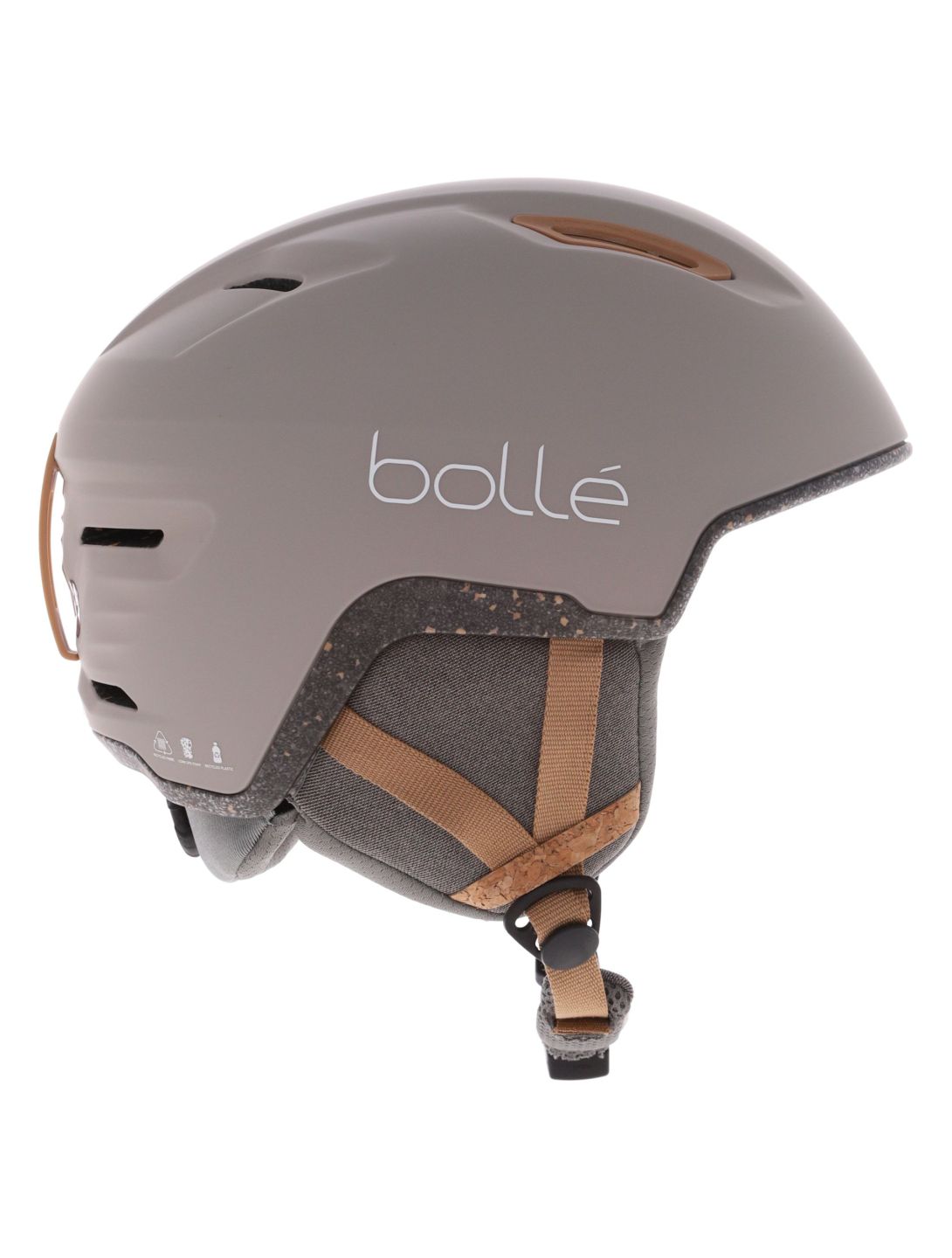 Bollé, Eco Atmos casque de ski unisexe Oatmeal Matte beige 