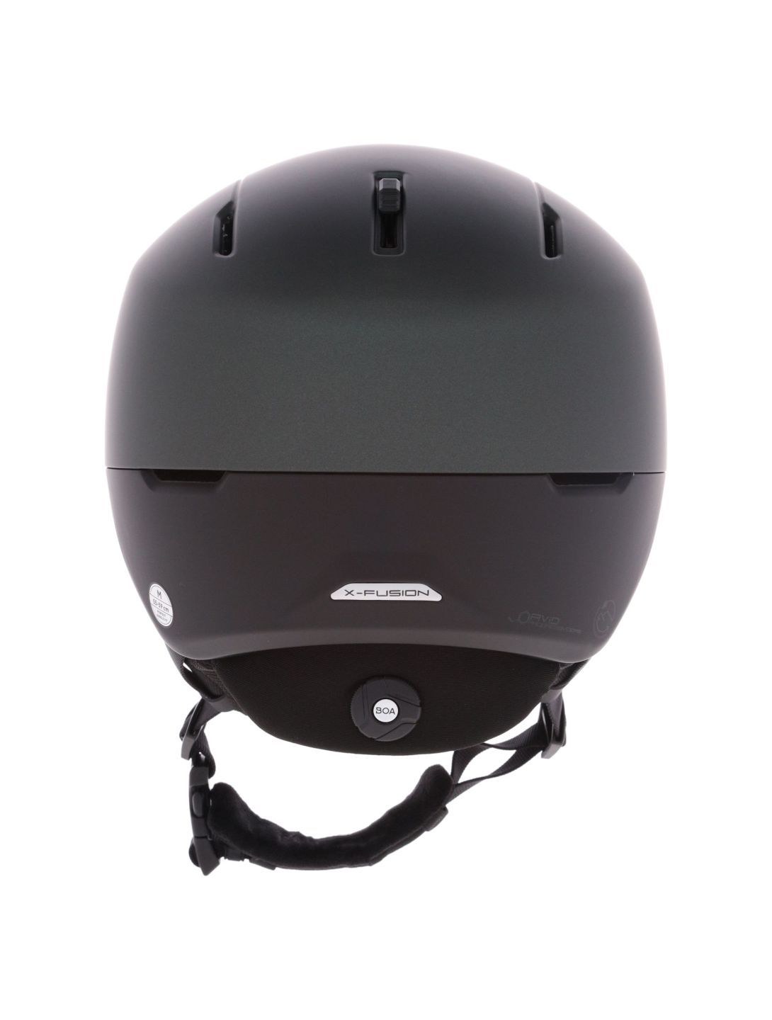 Bollé, X-Fusion Pure casque de ski avec visière unisexe Forest Black Matte - Photochromic noir 