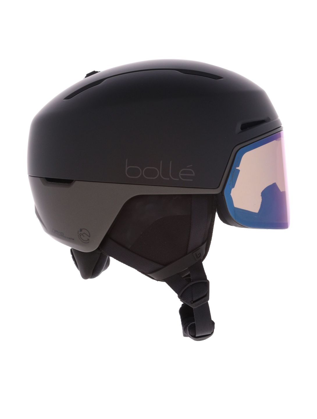 Bollé, X-Fusion Pure casque de ski avec visière unisexe Mineral Black Matte - Photochromic noir 