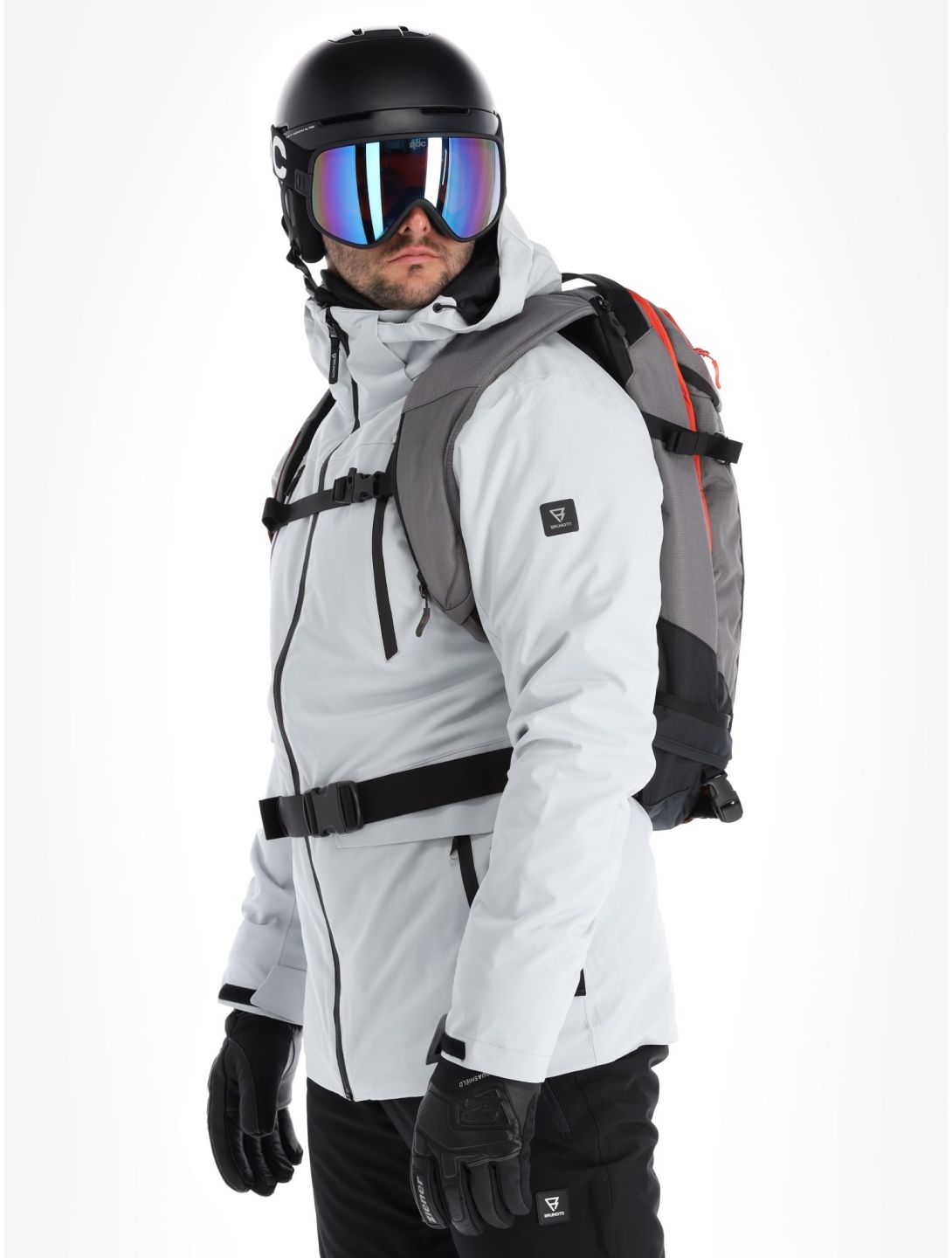 Brunotti, Baron veste de ski hommes Stone Grey gris 