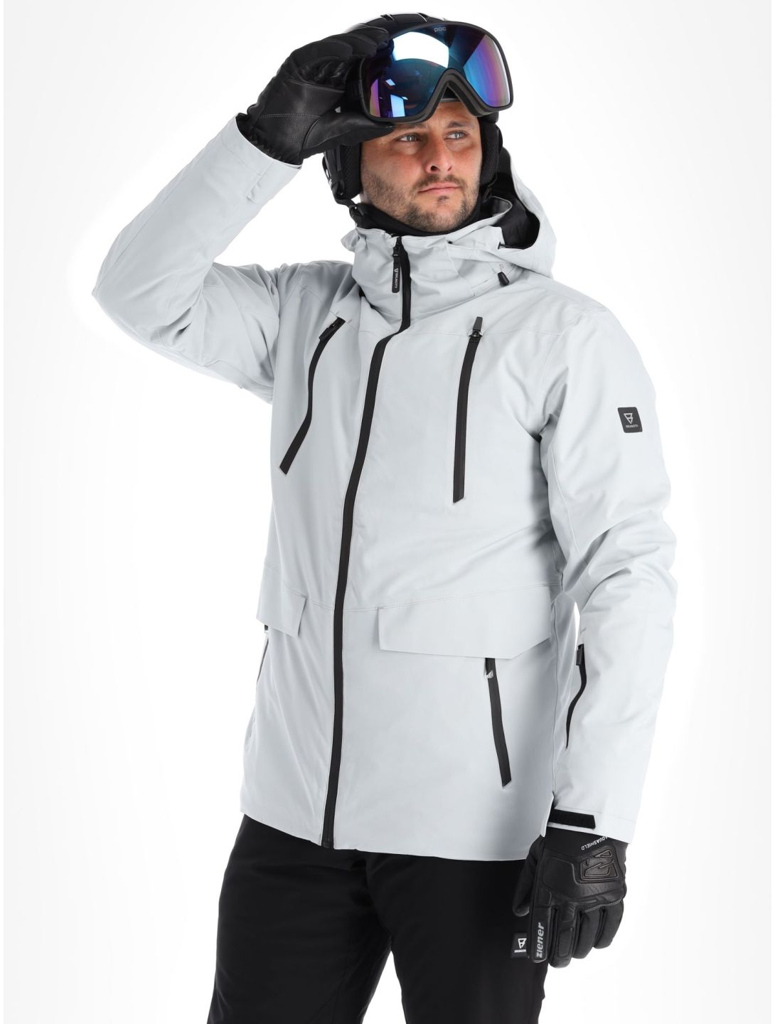 Brunotti, Baron veste de ski hommes Stone Grey gris 