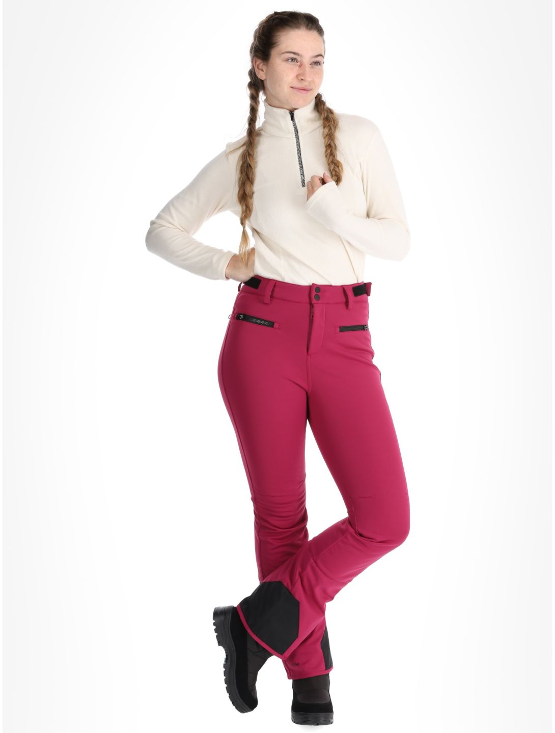 Brunotti, Coldlake pantalon de ski en softshell femmes Fuchsia violet 