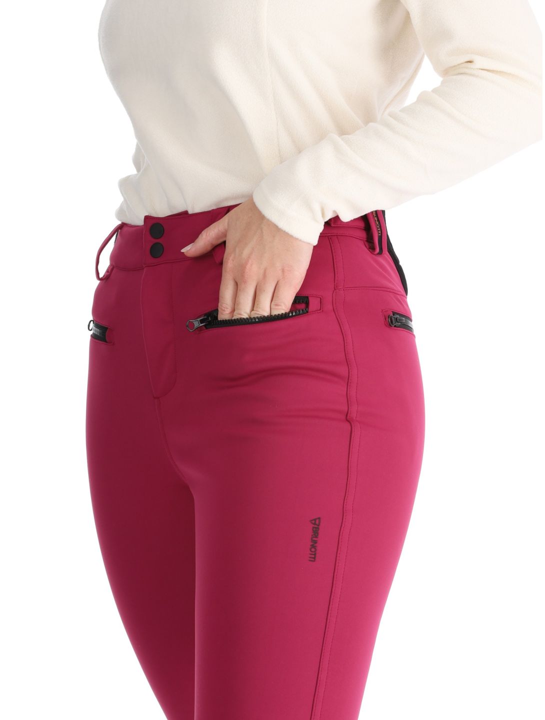 Brunotti, Coldlake pantalon de ski en softshell femmes Fuchsia violet 