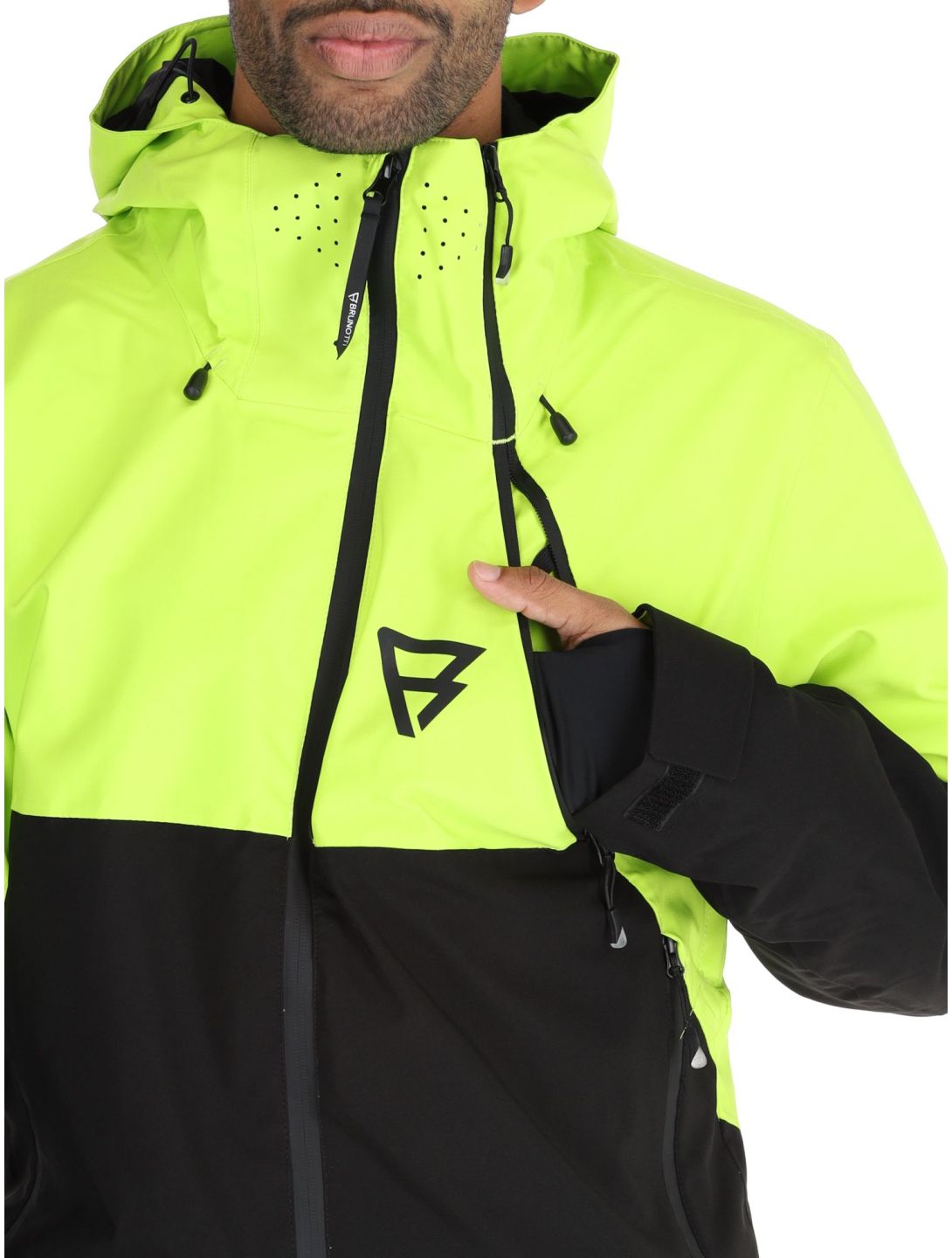 Brunotti, Curtis veste de ski hommes Electric vert 