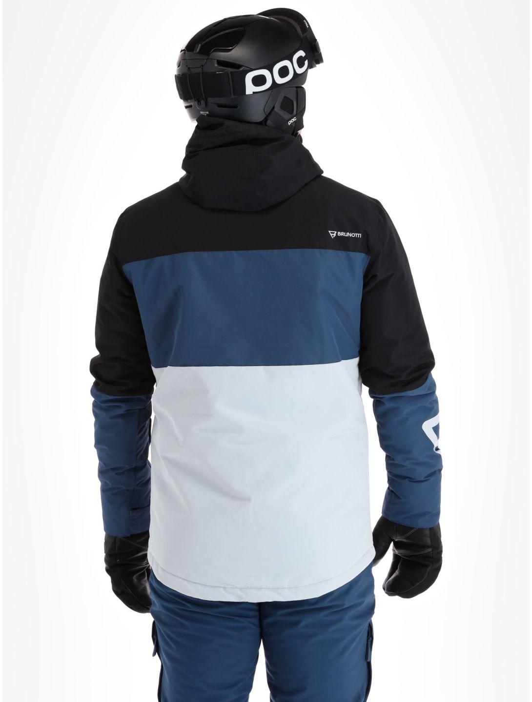 Brunotti, Flynners veste de ski hommes Stone Grey bleu, gris, noir 