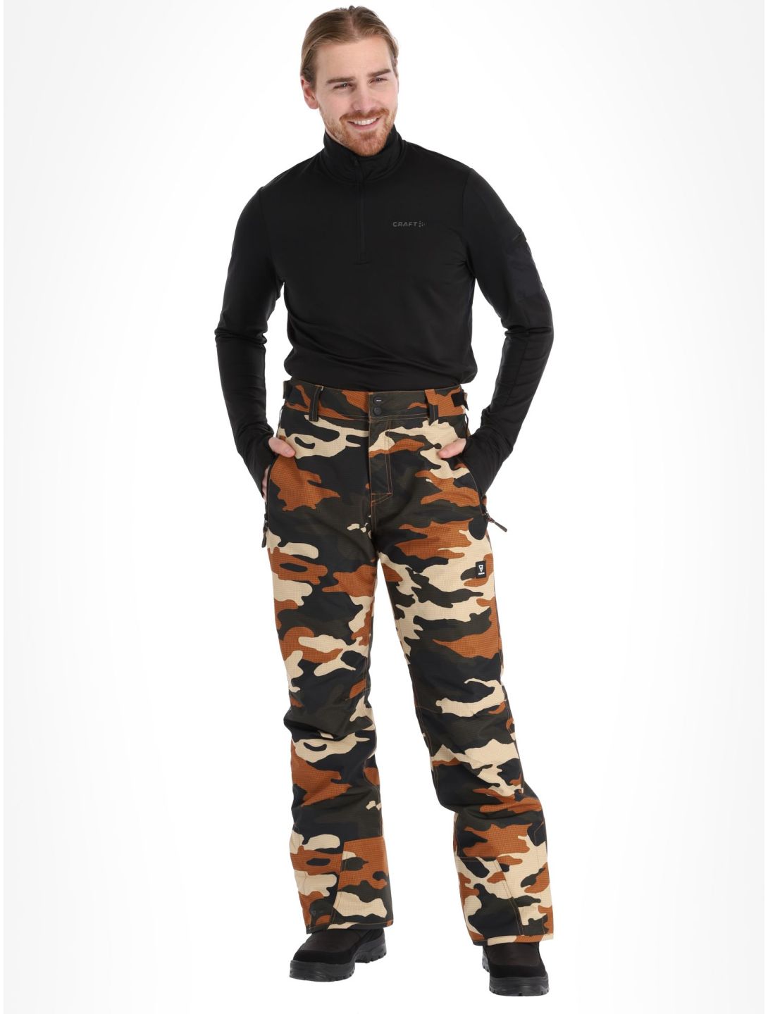 Brunotti, Footrail-AO pantalon de ski hommes Tabacco brun 