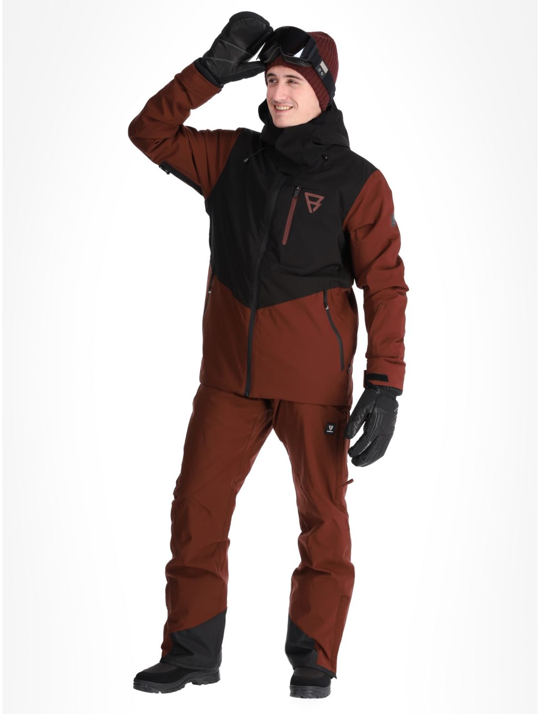 Brunotti, Kense veste de ski hommes Port rouge 