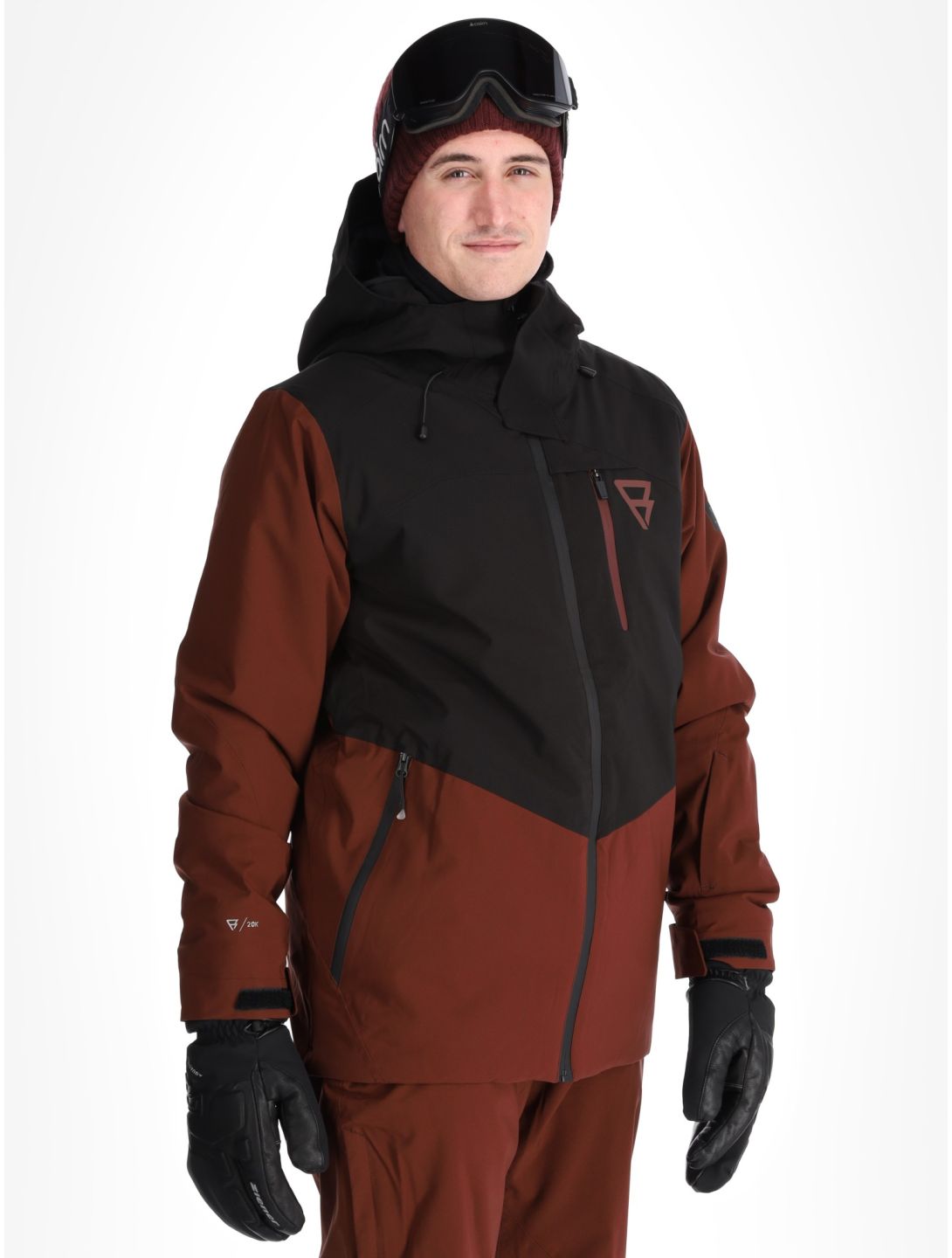 Brunotti, Kense veste de ski hommes Port rouge 