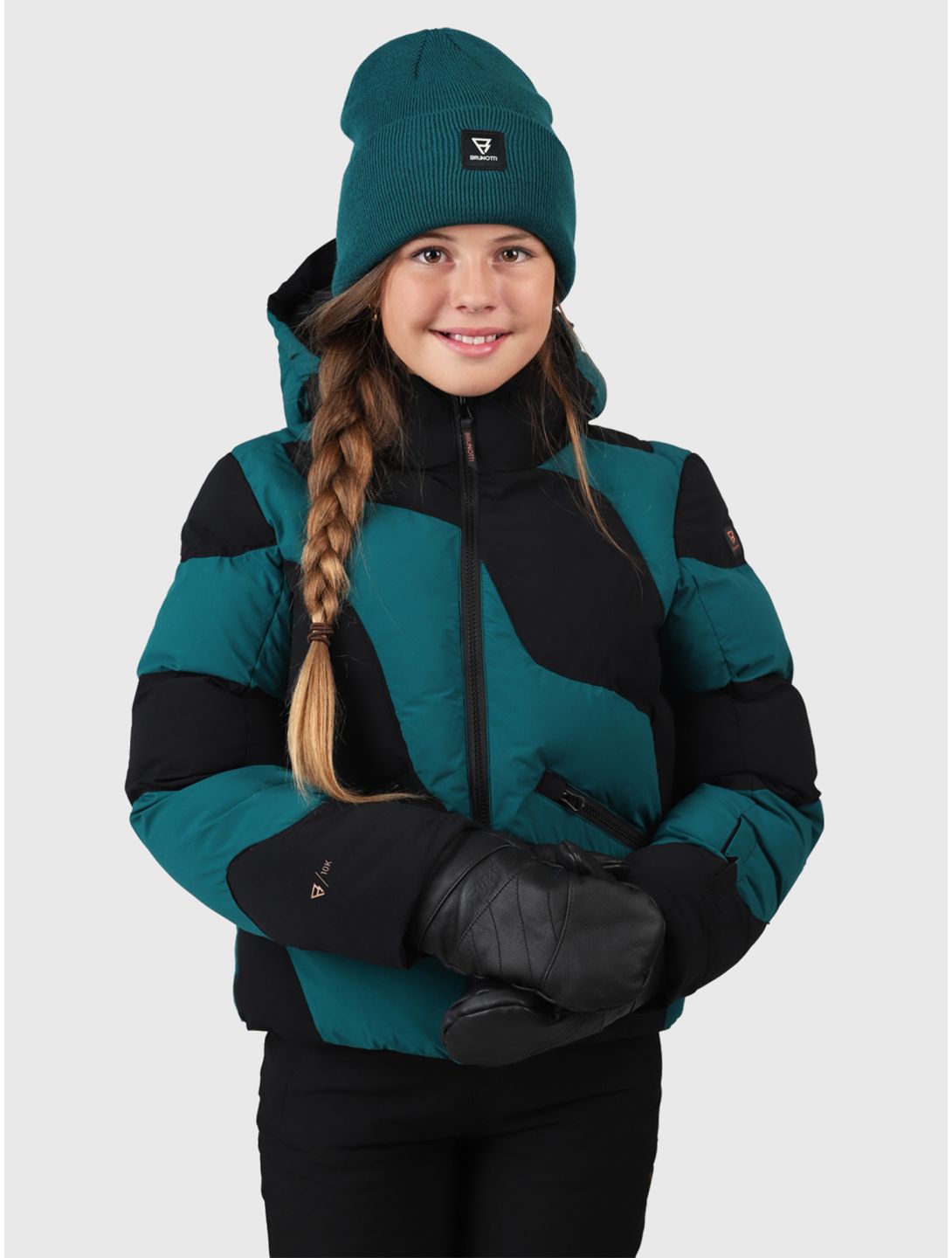 Brunotti, Marbley veste de ski enfants Evergreen vert 