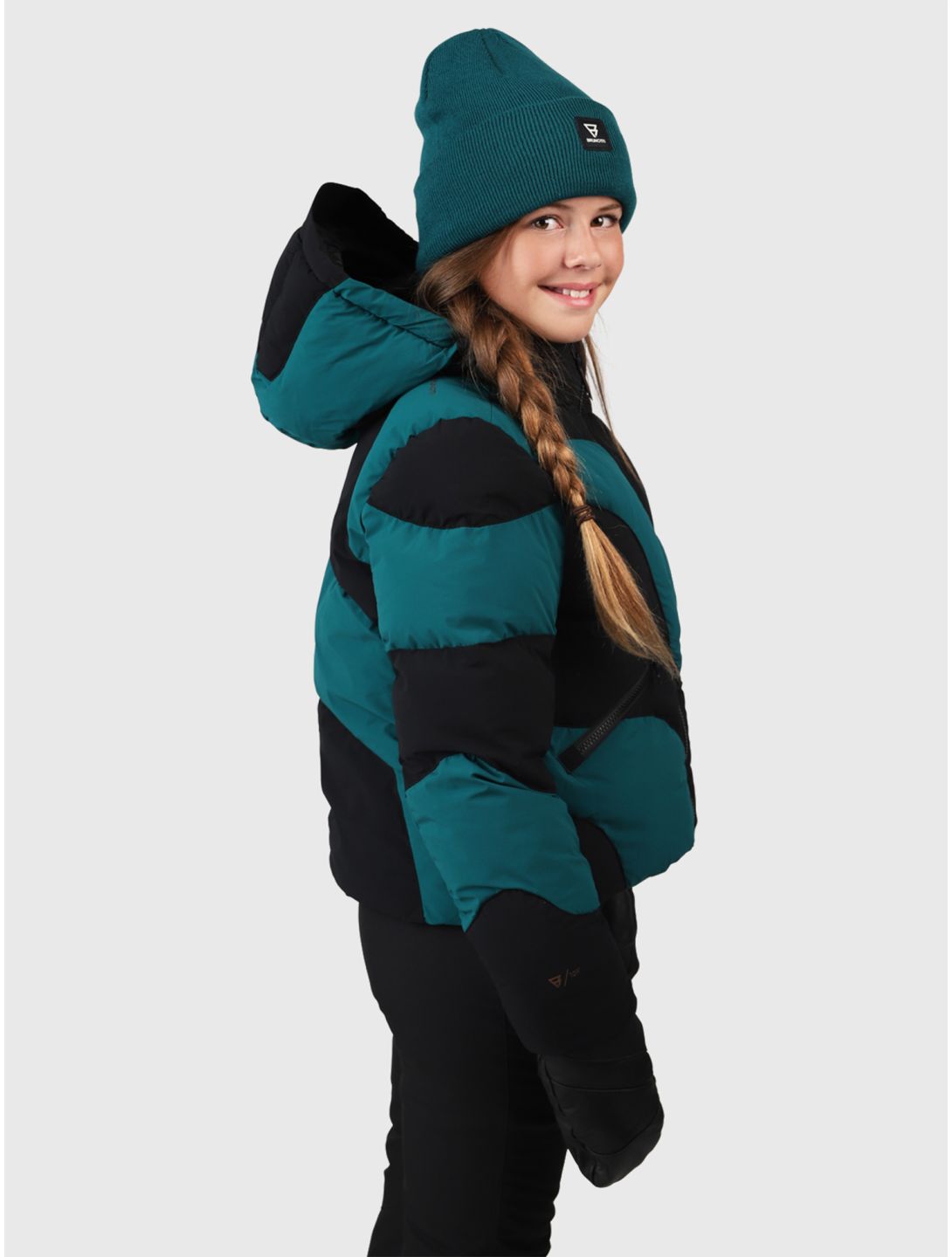 Brunotti, Marbley veste de ski enfants Evergreen vert 