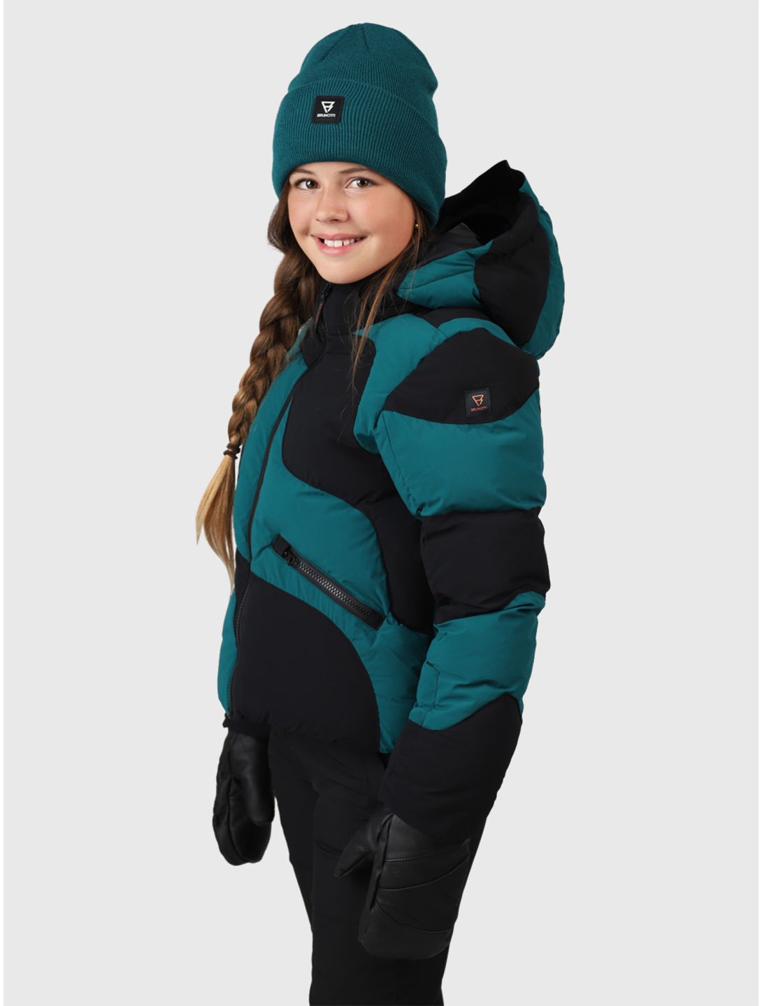 Brunotti, Marbley veste de ski enfants Evergreen vert 