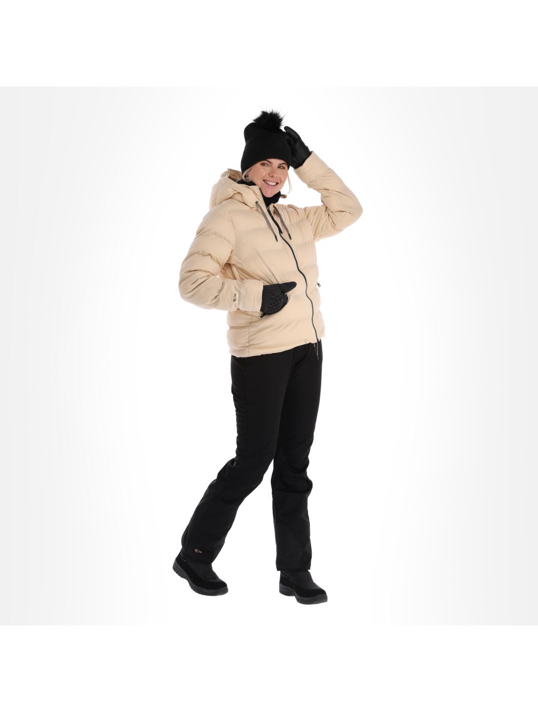 Brunotti Mirai veste de ski femmes canvas beige SkiWebShop