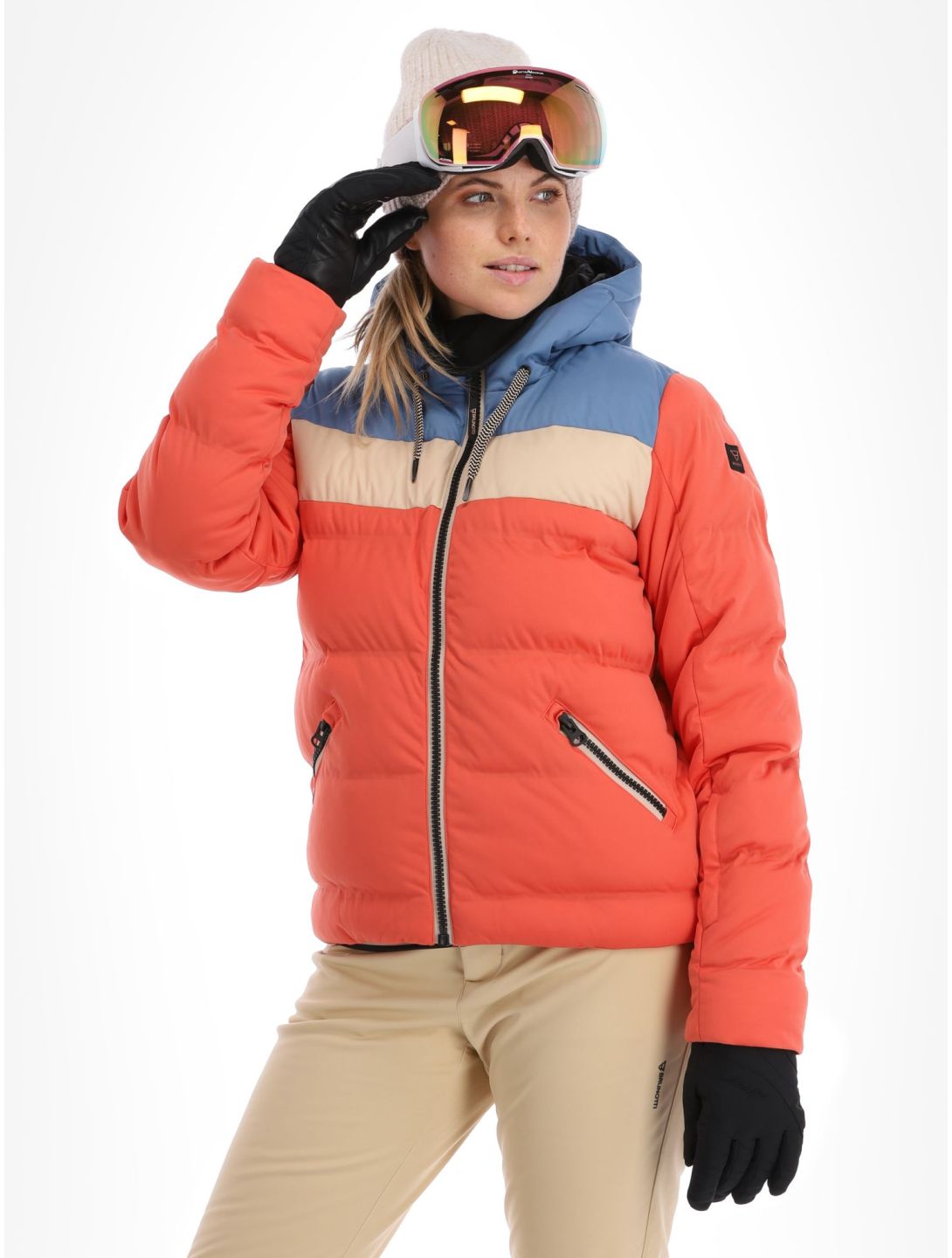 Brunotti, Niagona veste de ski femmes Burnt Sienna beige, bleu, rouge 