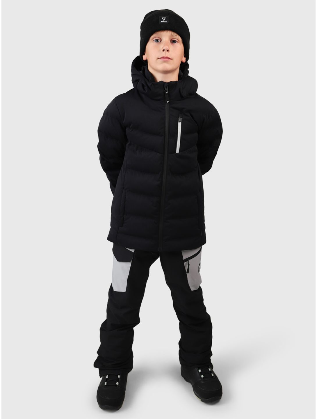 Brunotti, Sanclairy veste de ski enfants Black noir 